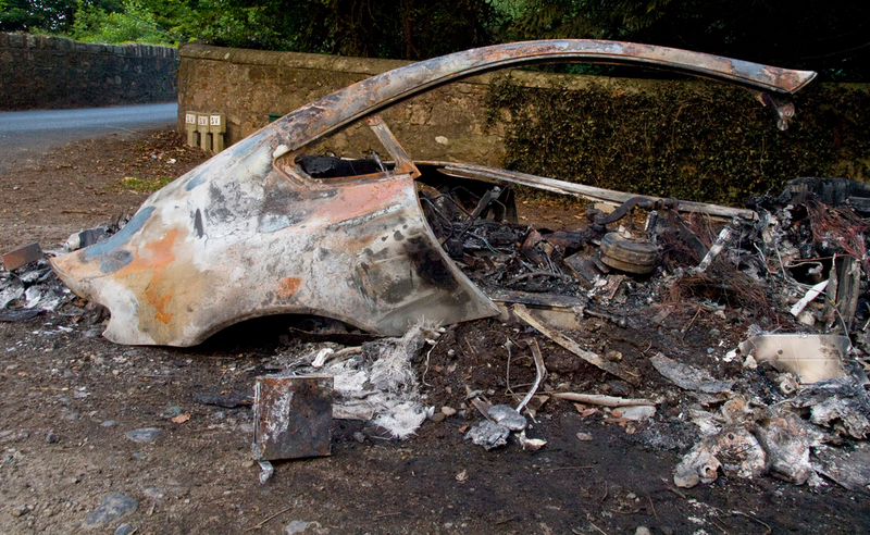 Illustration for article titled This Melted Aston Martin Looks Like A Work Of Art